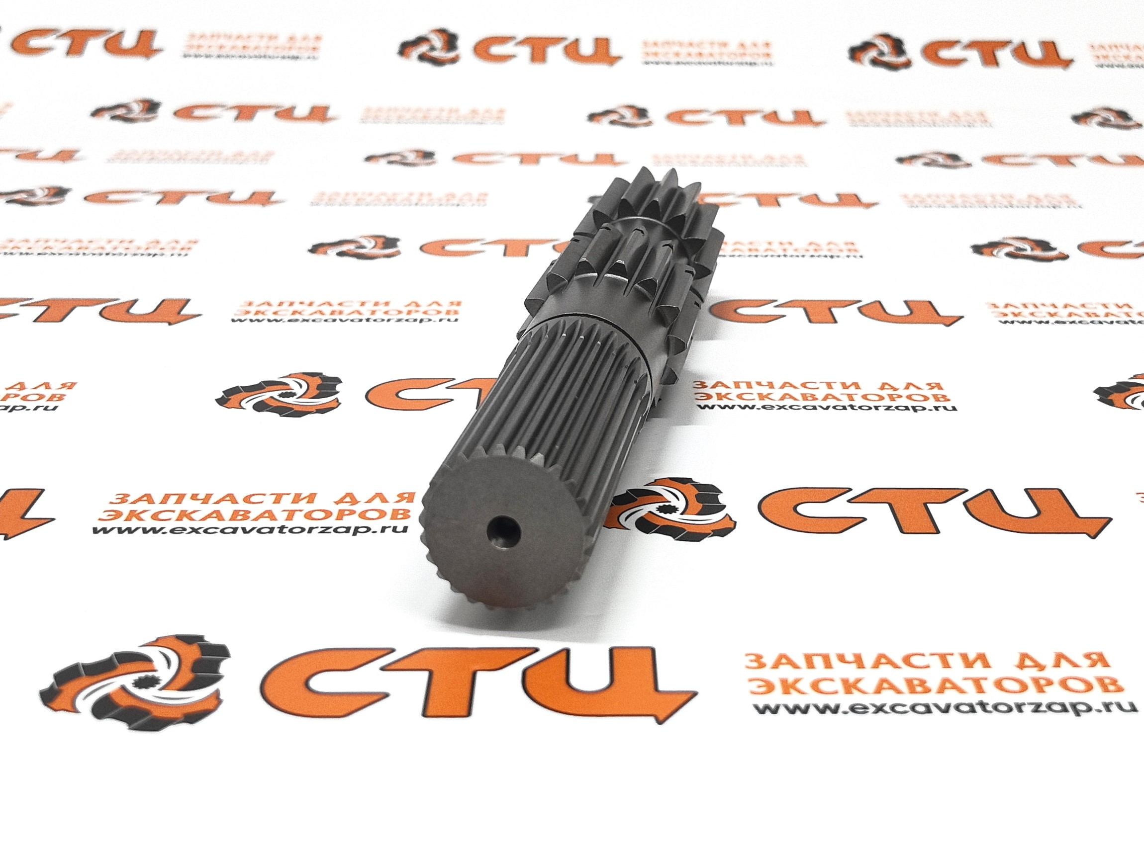 Вал солнечной шестерни 4472.377.046, 4472377046, 4472-377-046 переднего моста экскаватора Hyundai R170W-7, R1700W-7 (АНАЛОГ)