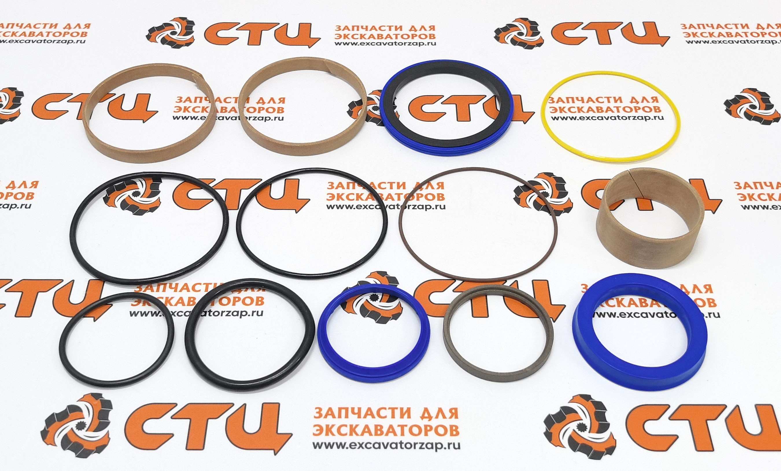 Ремкомплект VOE11709617 гидроцилиндра подъема переднего ковша экскаватора погрузчика Volvo BL61, BL71